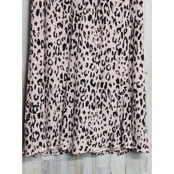 Savanna Jane Embroidered Boho Dress Medium Floral Leopard Short Sleeve P… - Picture 3 of 11